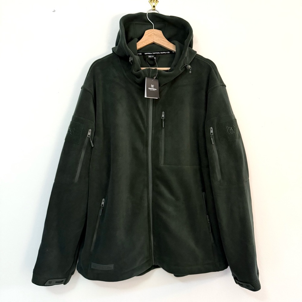NWT Baerskin Tactical Hoodie 4.0 Men’s Fleece Dark Green Jacket